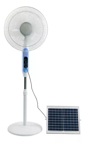 Ventilador de Pedestal Solar 16" en República Dominicana