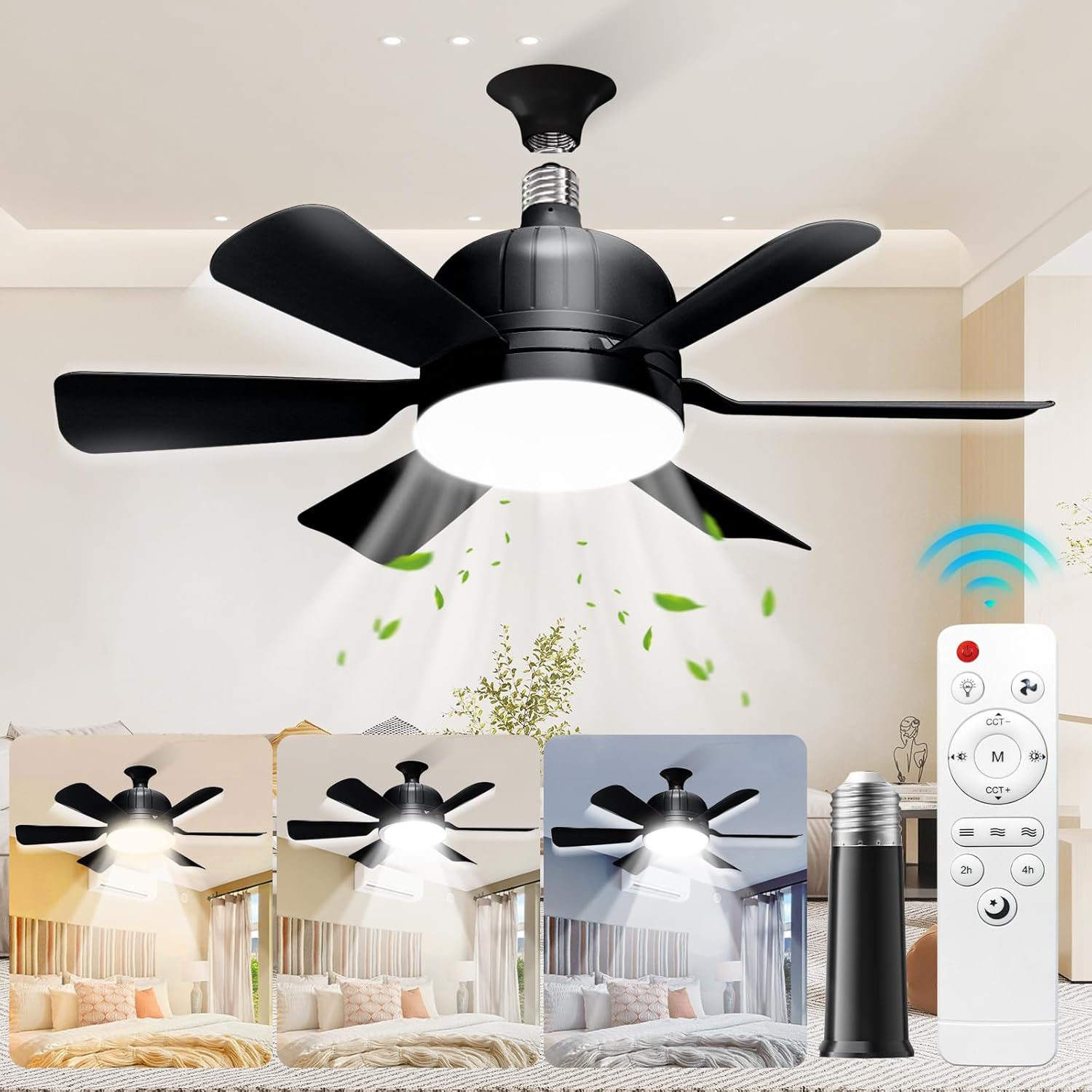Ventilador de Techo LED 3 en 1 con Mando a Distancia en República Dominicana