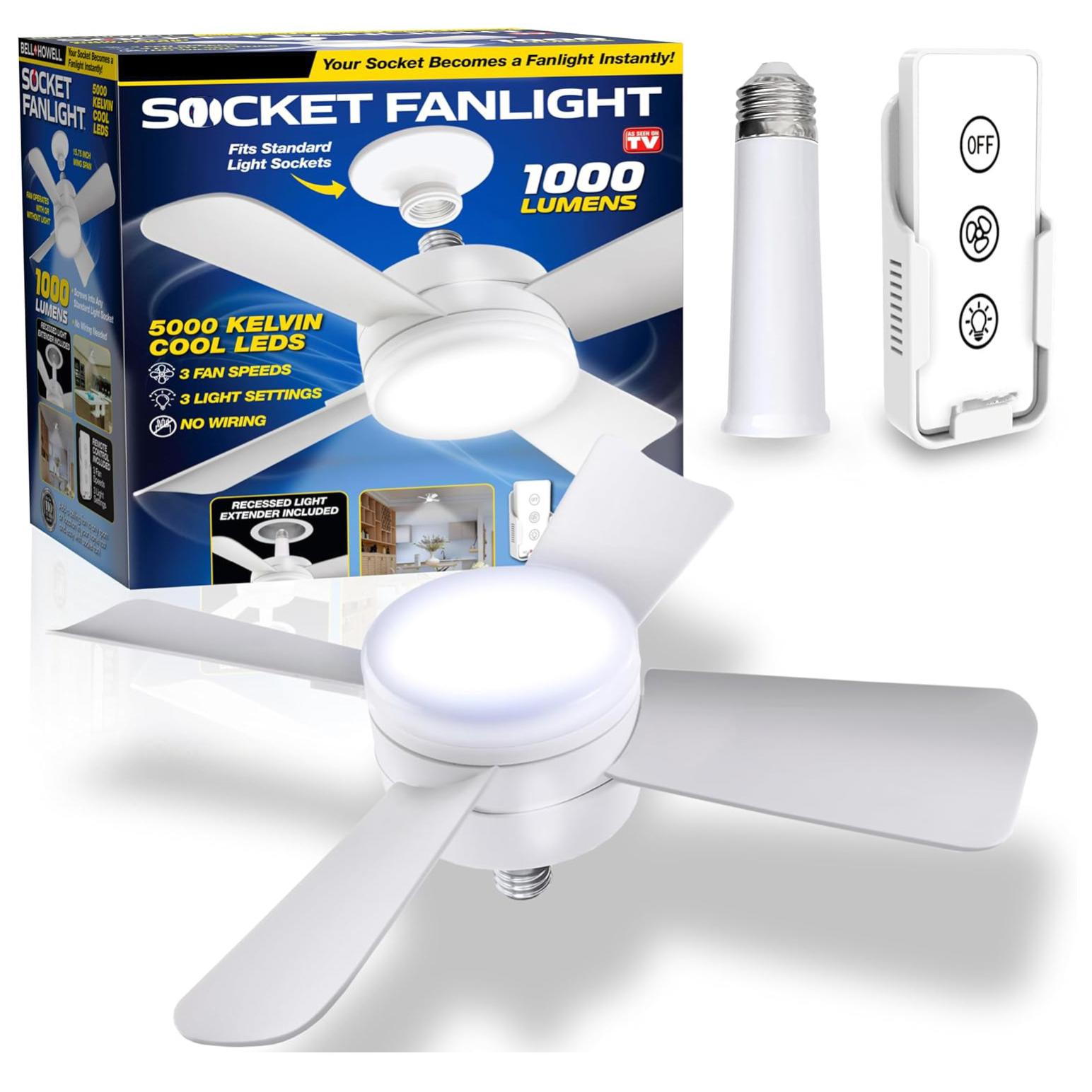 Ventilador con luz LED integrada Fan Light 85