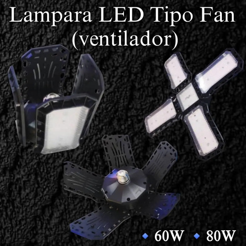 Ventilador con luz LED integrada Fan Light 85 en República Dominicana