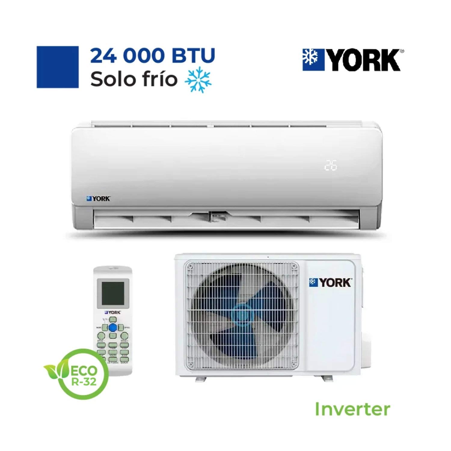 Aires acondicionados de 18,000 y 24,000 BTU