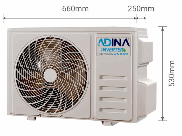 Aire Acondicionado Adina Inverter 12,000 BTU 220V en República Dominicana