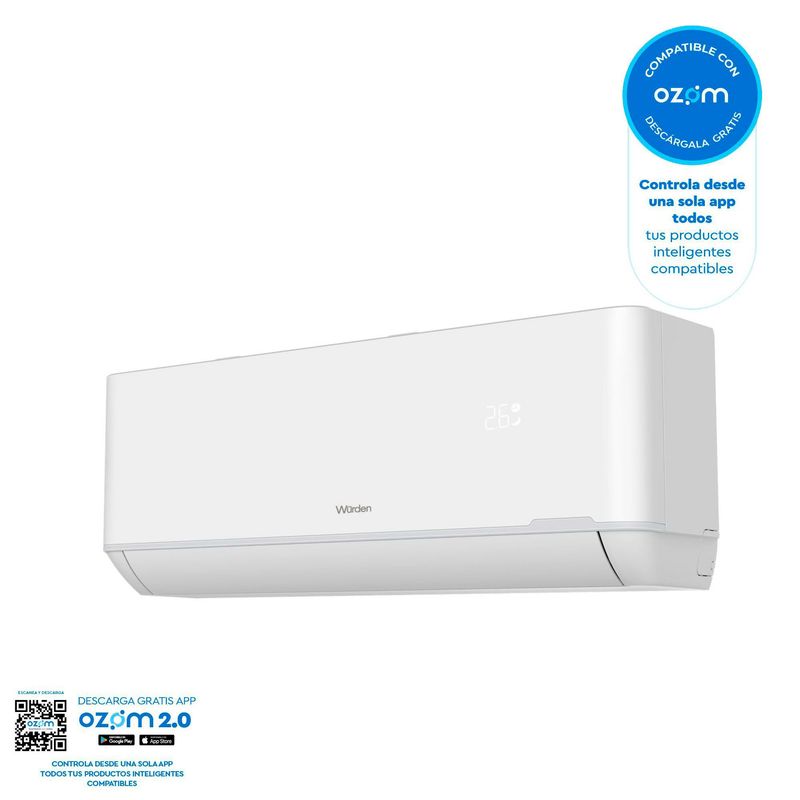 Aire acondicionado inverter 12000 BTU luz 220V en República Dominicana