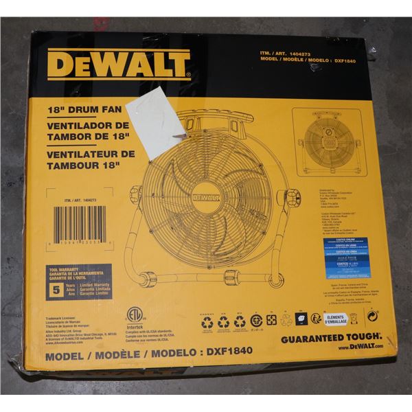 Abanico de Pie DEWALT Modelo DXF1840 en República Dominicana