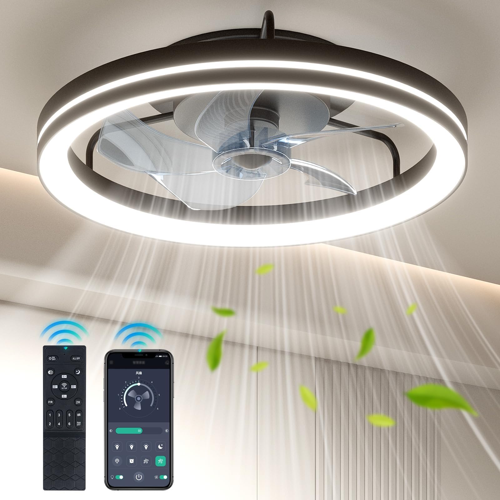Ventilador de techo con mando a distancia