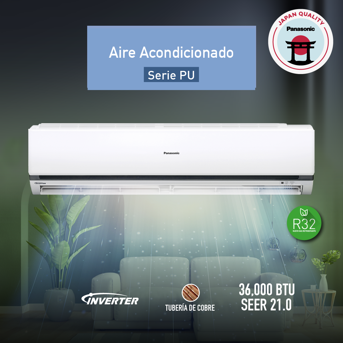 Aires Acondicionados de 36000 BTU para Todas las Necesidades en República Dominicana