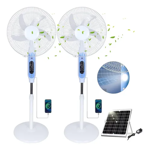 Ventilador de pie solar recargable FANFS40F1 en República Dominicana