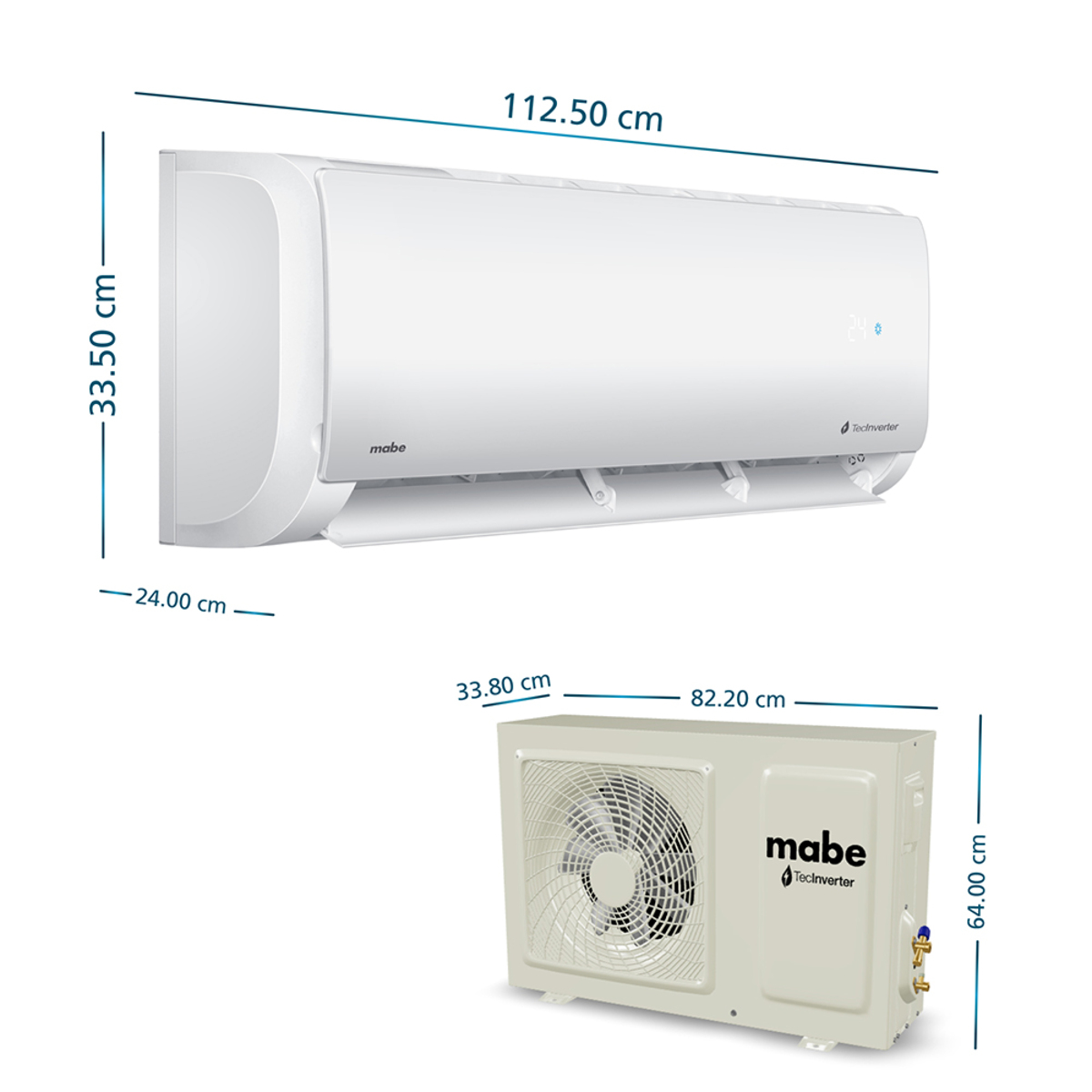 Aire acondicionado Inverter 24,000 BTU en República Dominicana