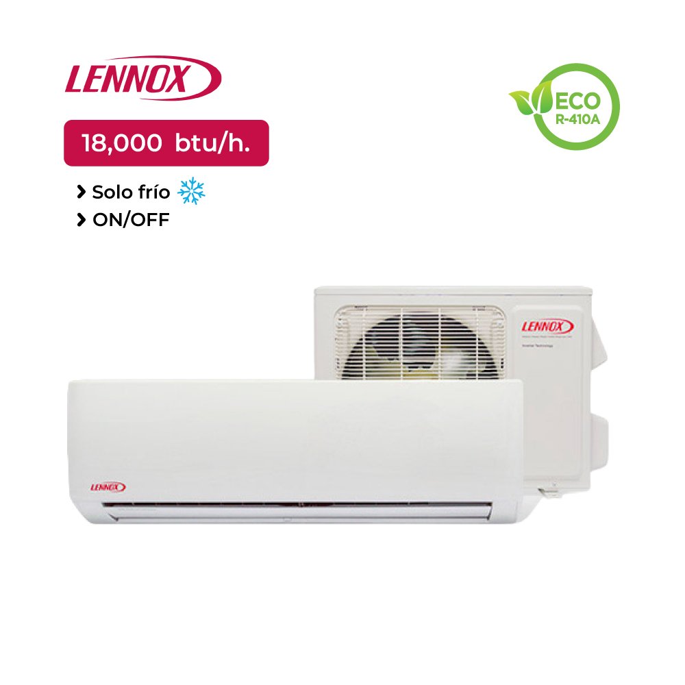 Aire acondicionado Lennox 18,000 BTU en República Dominicana