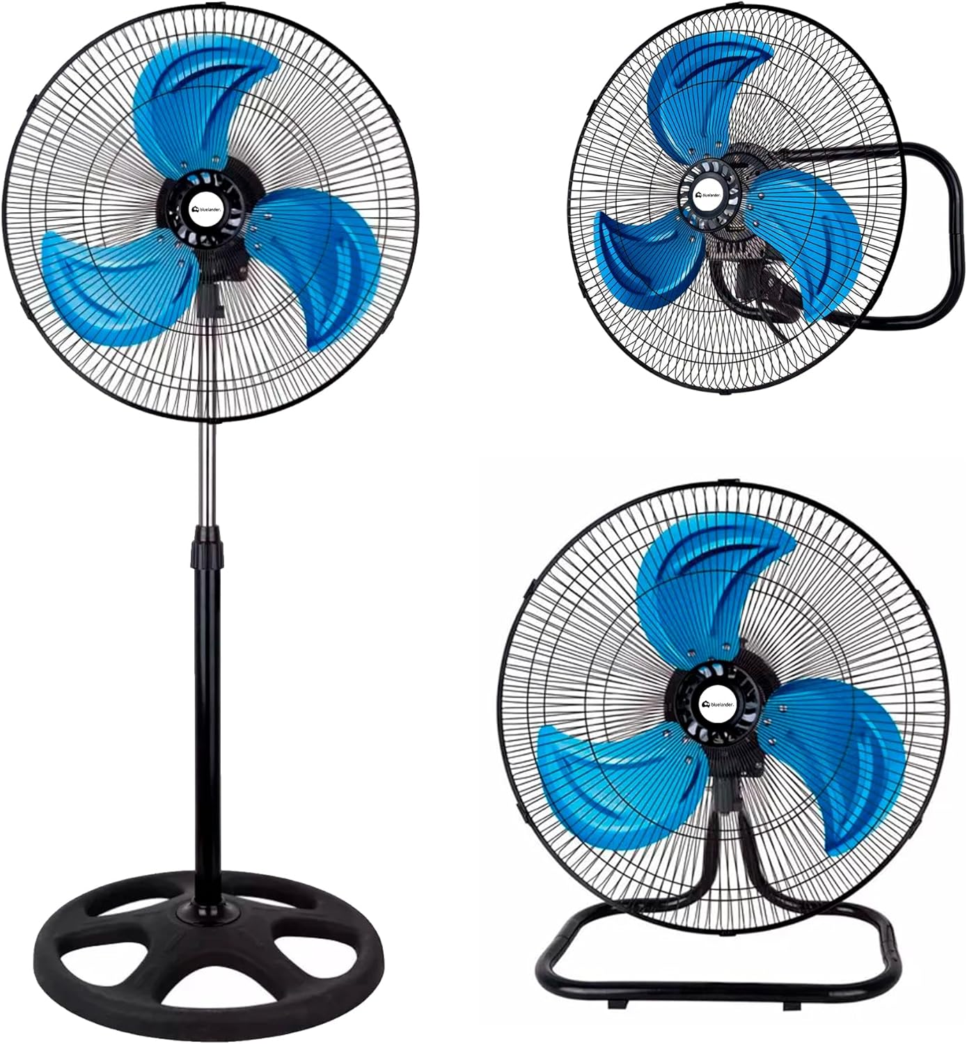 Ventilador de pedestal silencioso y potente