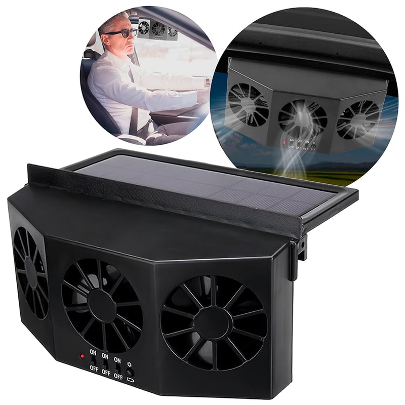 Ventilador solar para automóvil