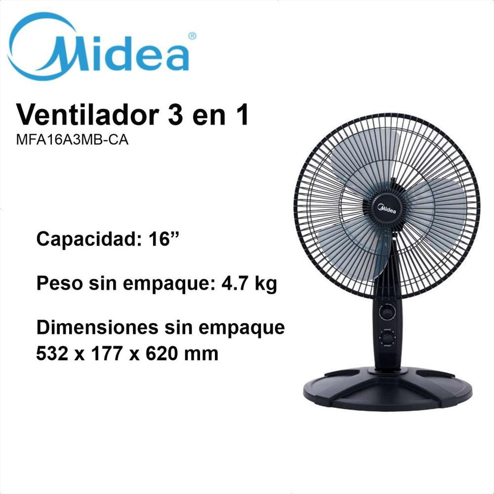 Ventilador de Mesa Midea 14 Pulgadas en República Dominicana