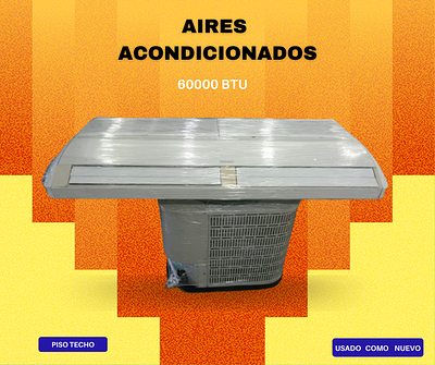 Aire Acondicionado Pisotecho 60000 BTU Conven en República Dominicana