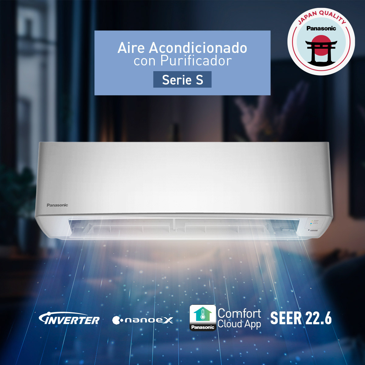 Aire Acondicionado Inverter PG de 12,000 BTU en República Dominicana