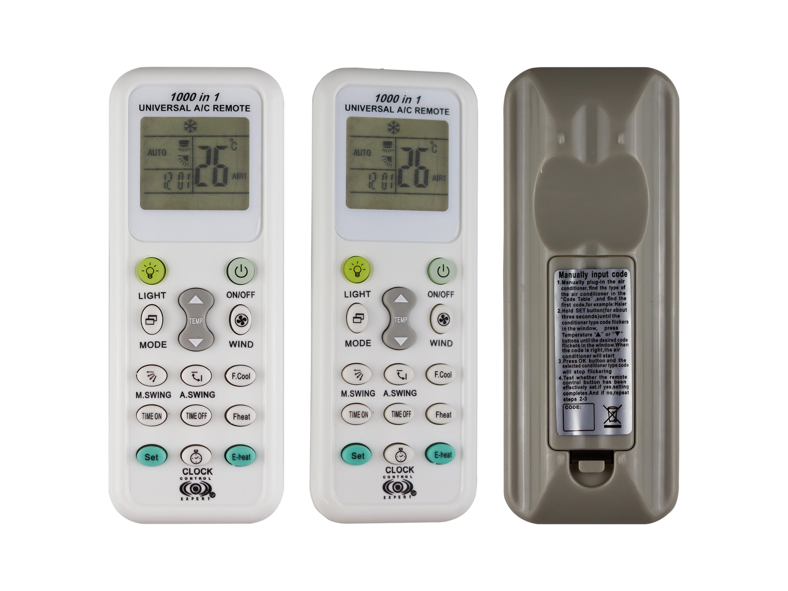Control remoto universal para aire acondicionado 1000 en 1 AC en República Dominicana