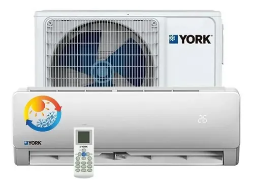 Aire acondicionado York de 2 toneladas, alta eficiencia energética en República Dominicana