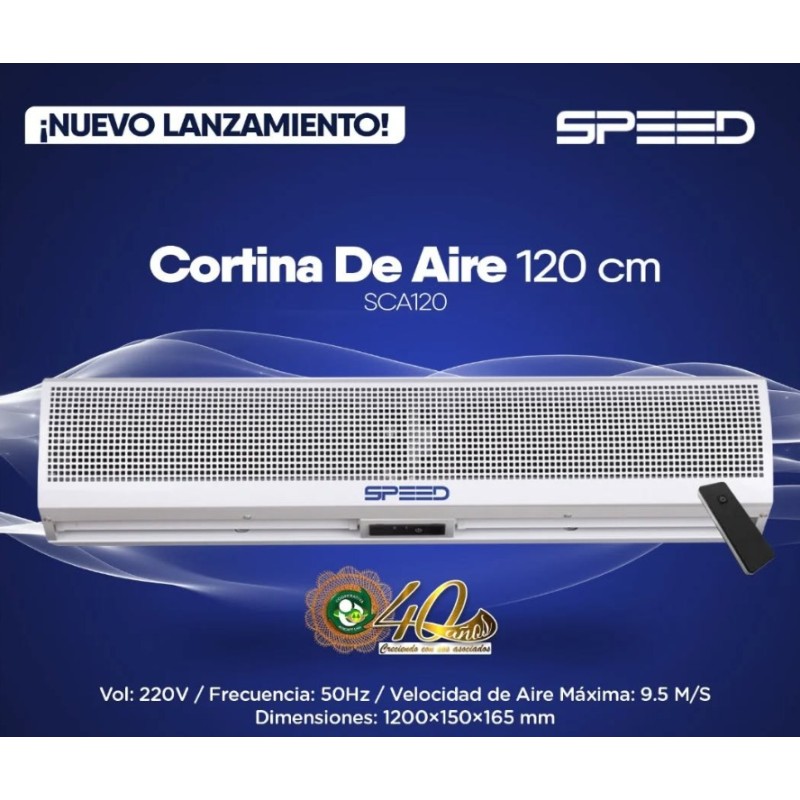 Cortina de aire de 120 cm en República Dominicana