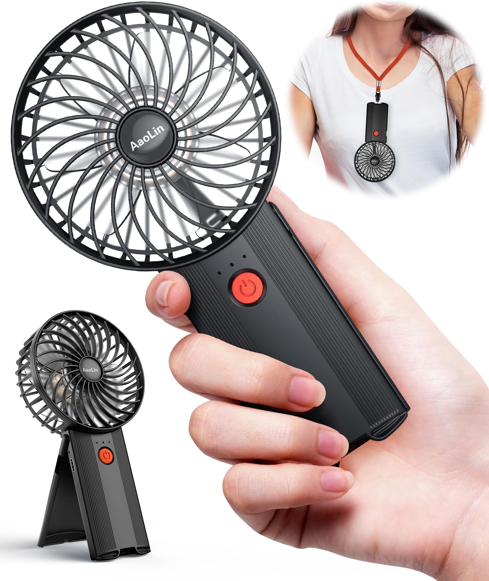 Ventilador de mano portátil