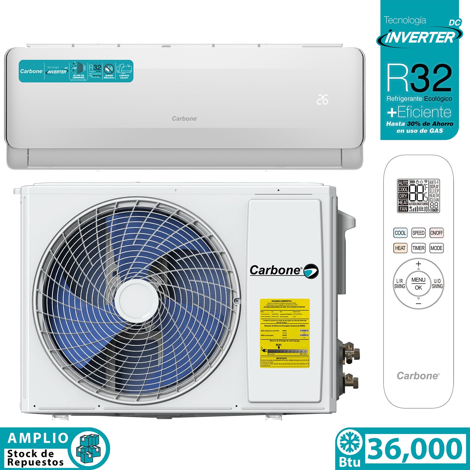 Aire Acondicionado Split 36,000 BTU en República Dominicana