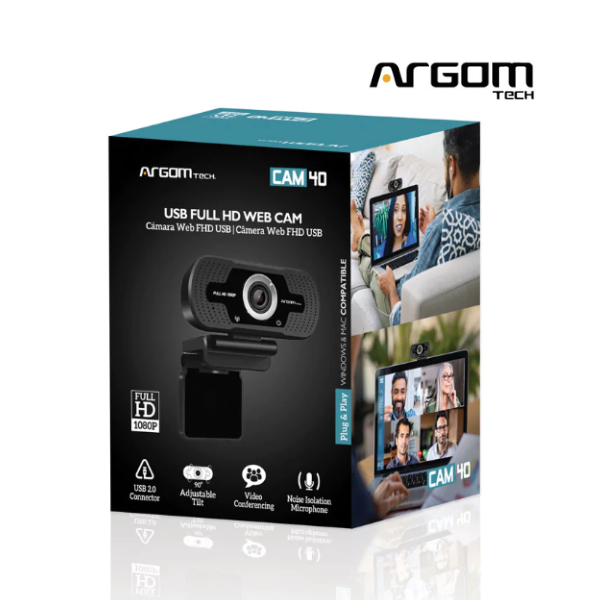 Argom CAM40 Cámara Web Full HD 1080p en República Dominicana