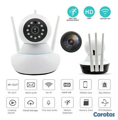 V380 Cámara WiFi vigilancia tres antenas