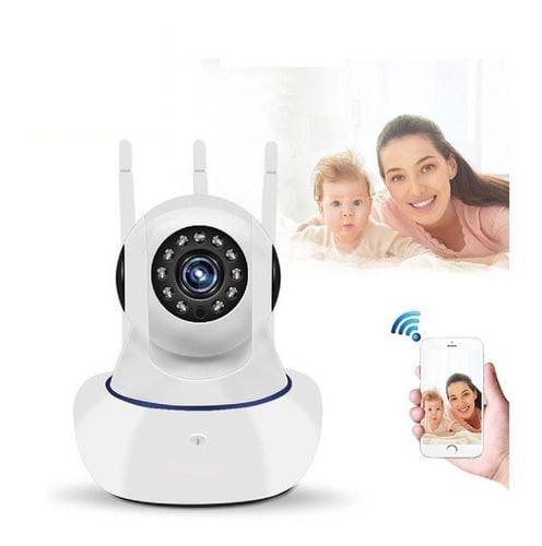 V380 Cámara WiFi vigilancia tres antenas en República Dominicana