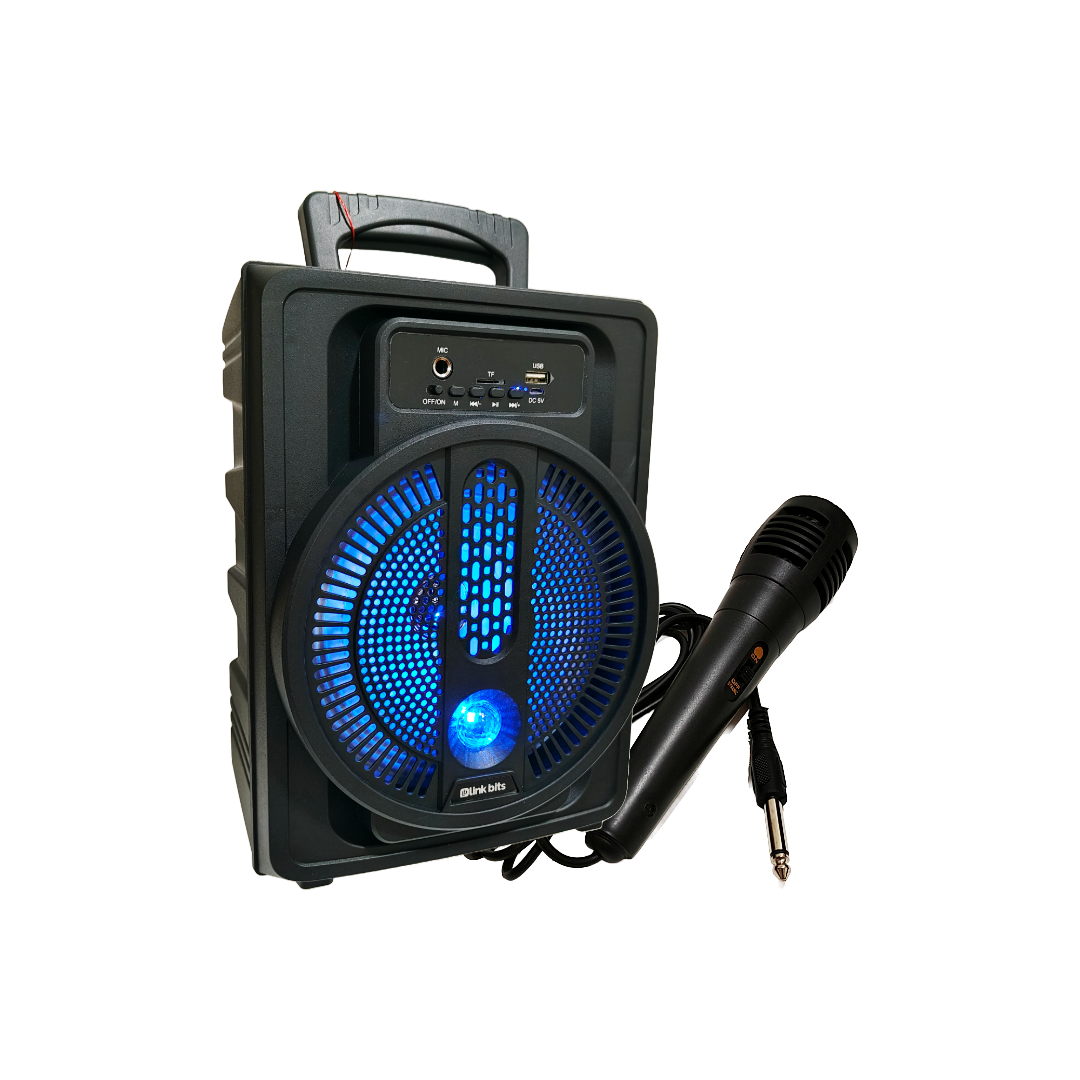Bocina portátil GLH803 con micrófono