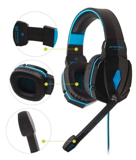 Audífonos Gaming G4000 con Micrófono y Cancelación de Ruido
