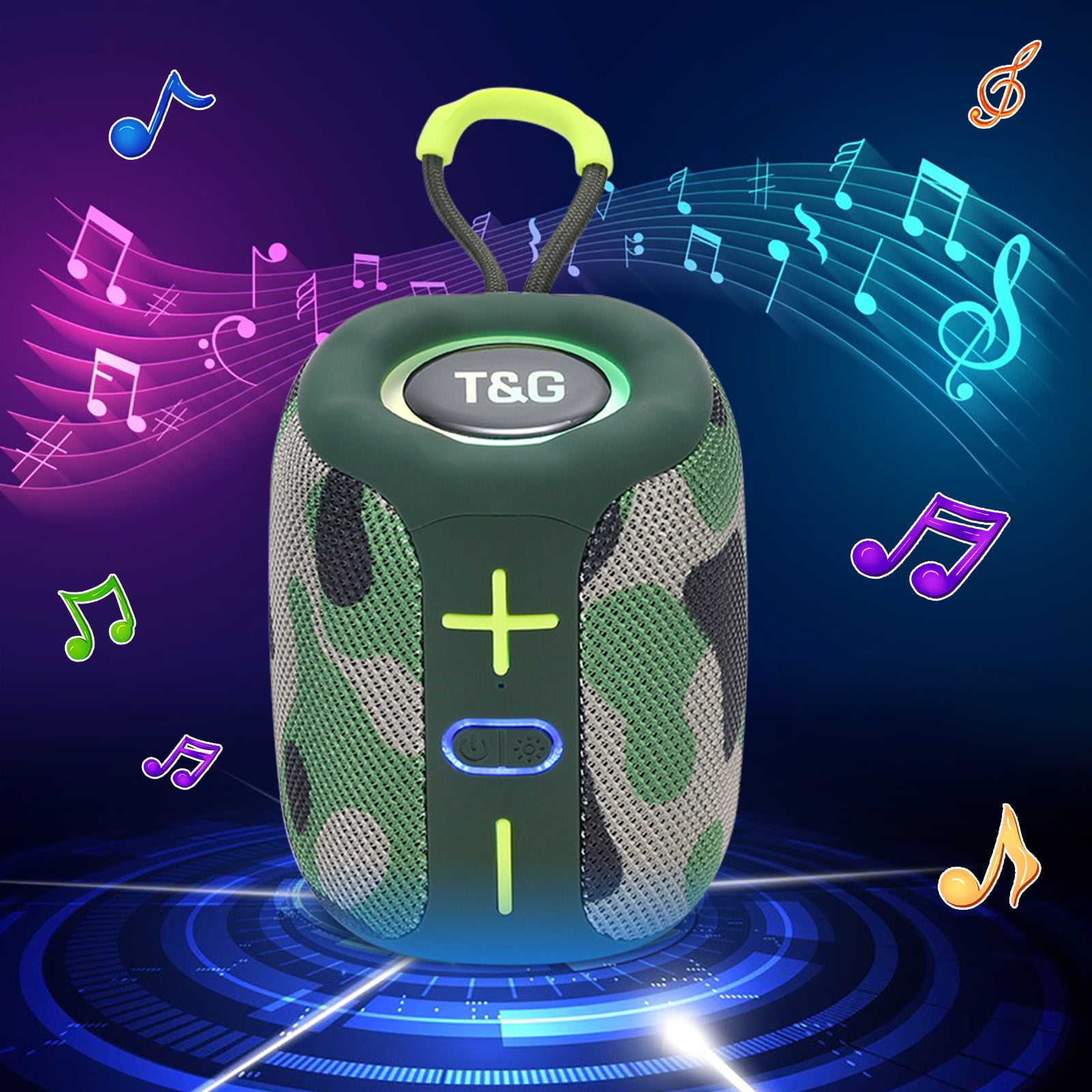 iLive Altavoz Bluetooth portátil con LED en República Dominicana