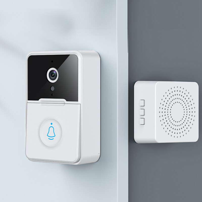 Timbre inteligente con cámara WiFi recargable