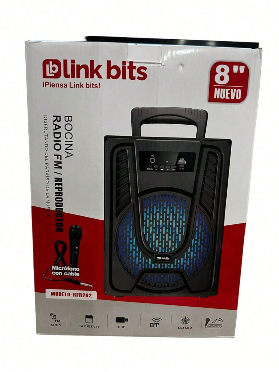 Bocina Bluetooth JBL con micrófono 8" en República Dominicana