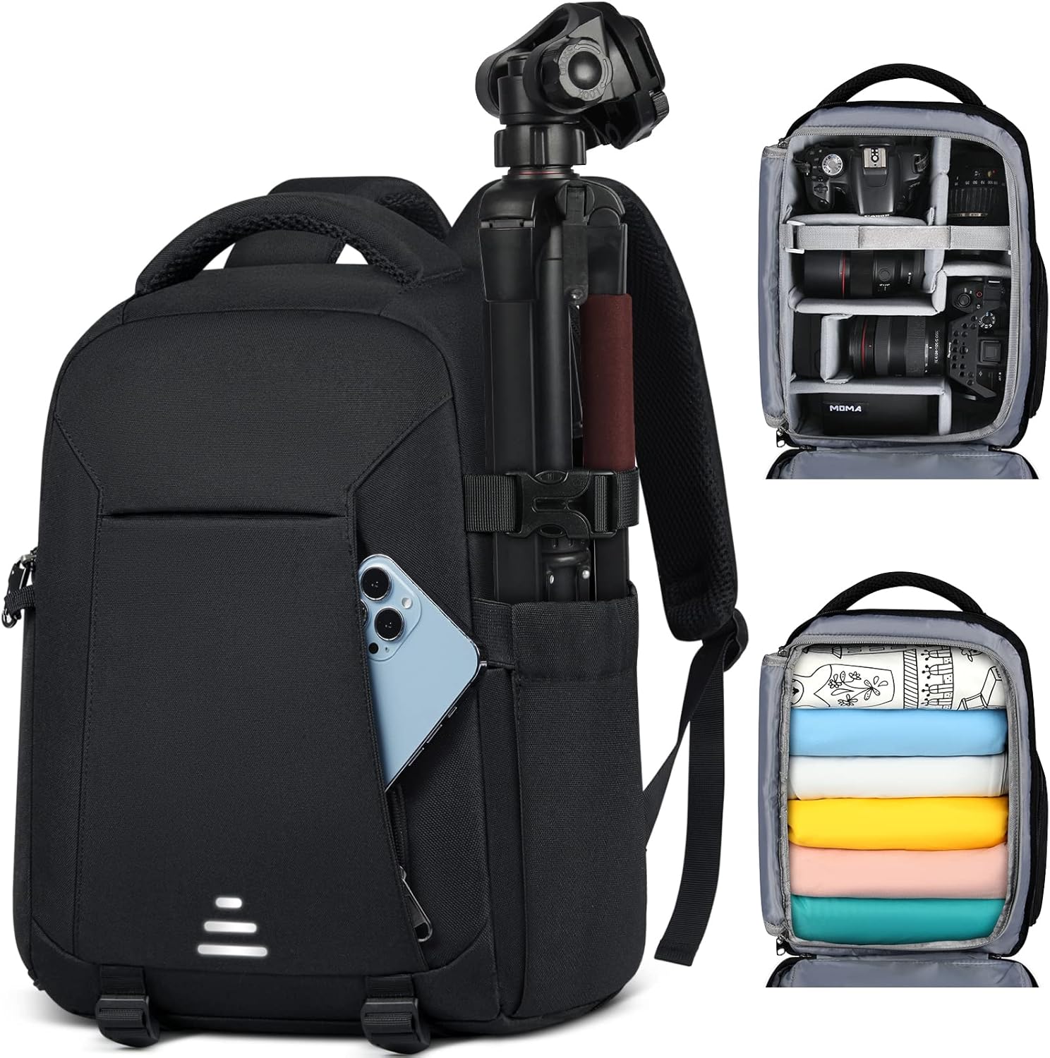 Mochila para cámara TechCamRD modelo estándar en República Dominicana