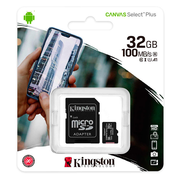 Kingston microSD 32GB Tarjeta de Memoria en República Dominicana