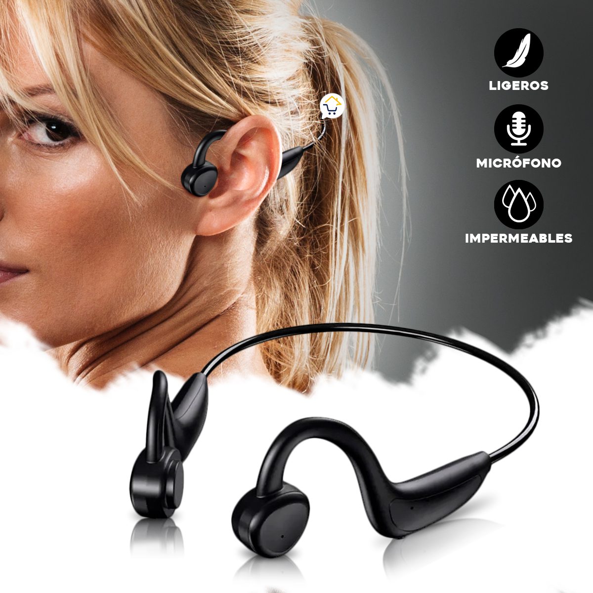 Aftershokz Aeropex Auriculares de Conducción Ósea en República Dominicana