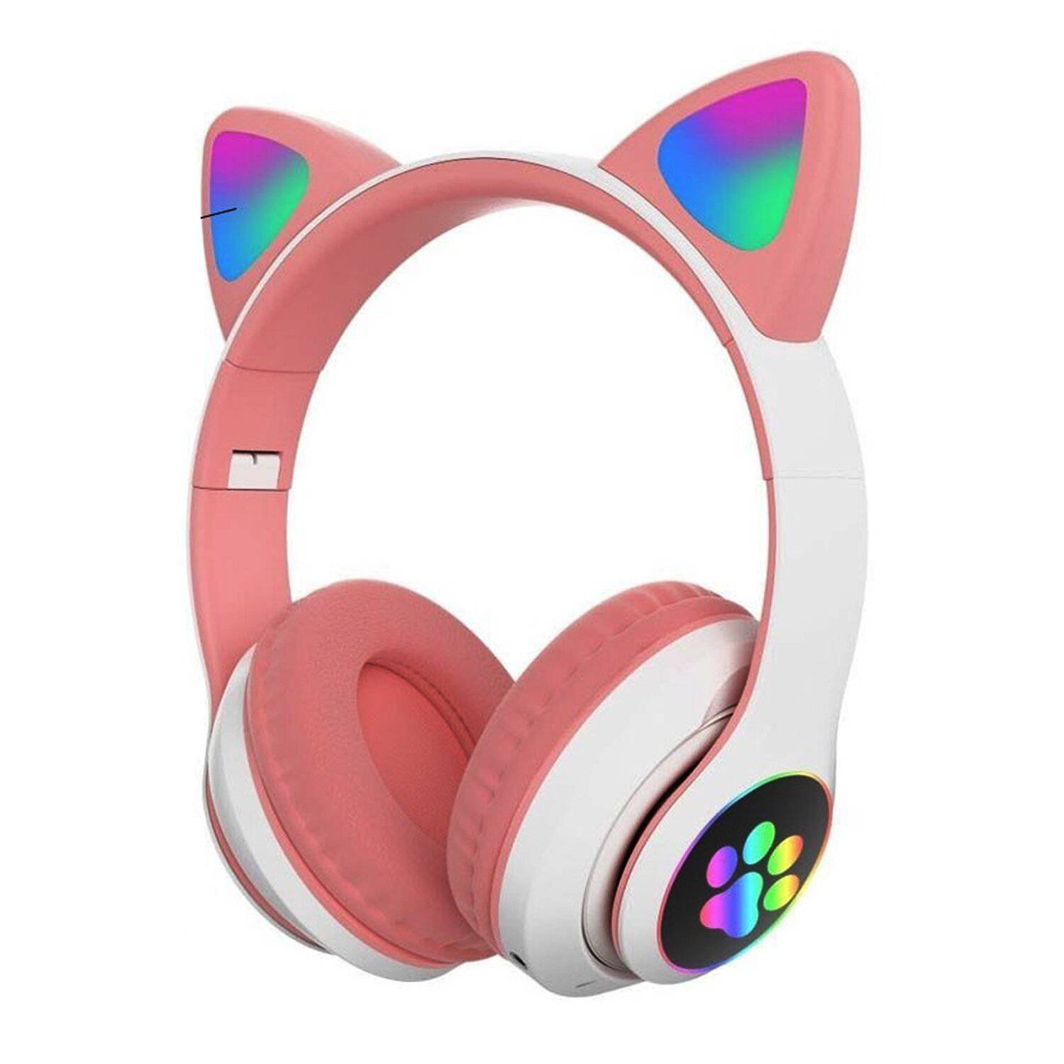 Audífonos Bluetooth LED Gato Marca XYZ