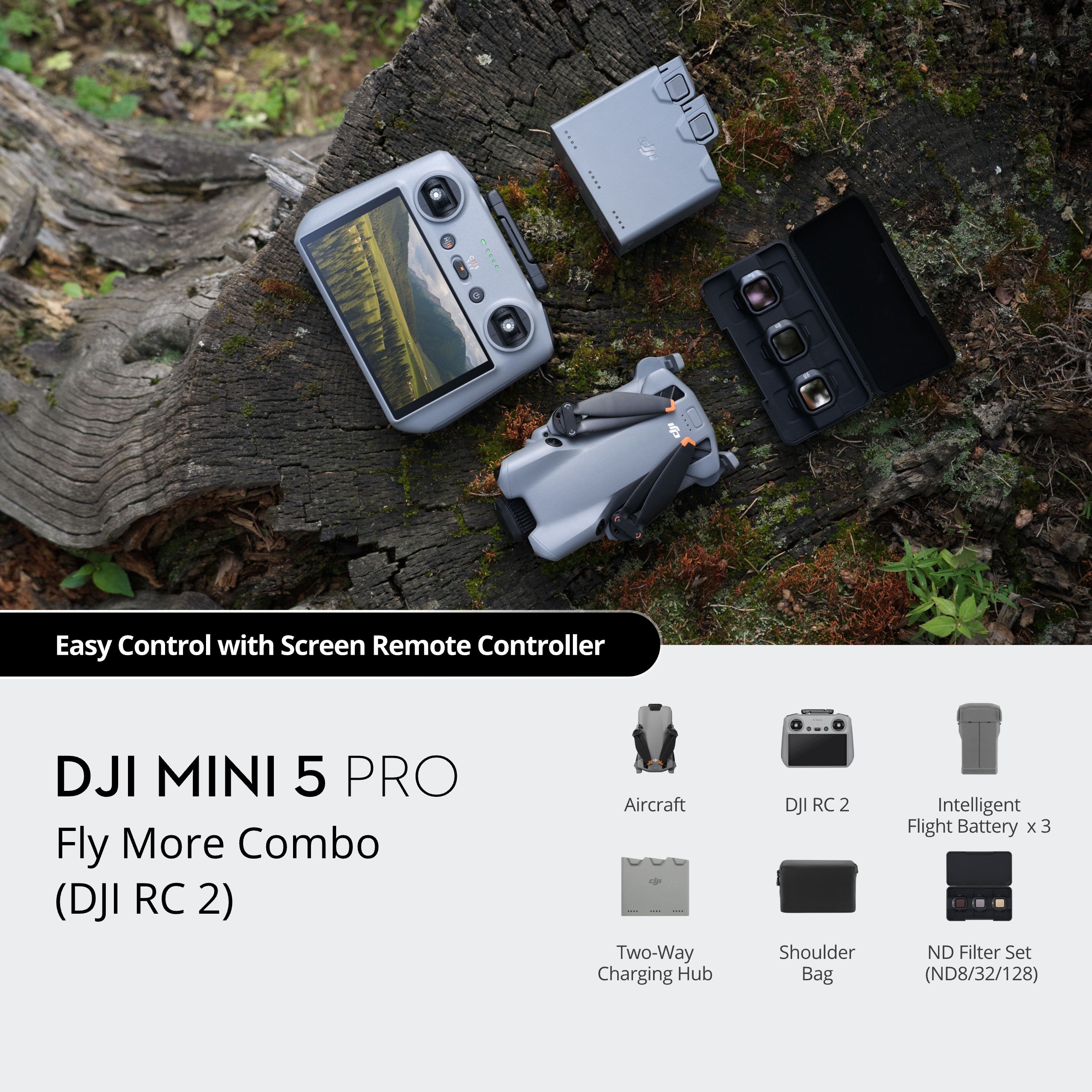 DJI Mini 5 Pro Drone RC2 en República Dominicana