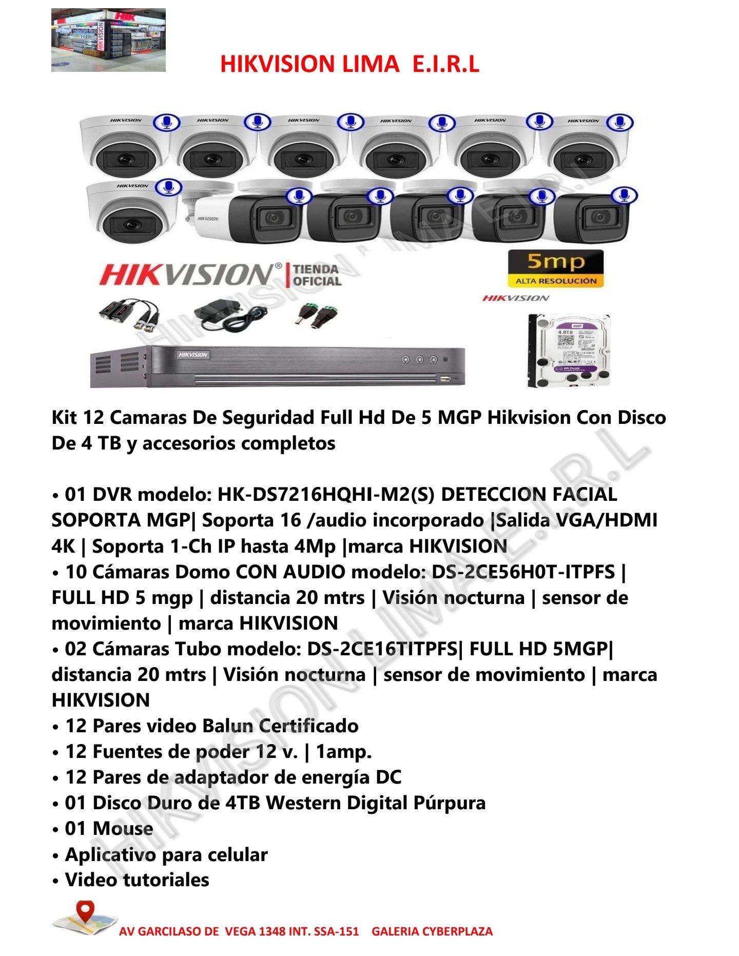 Cámaras de seguridad Dahua modelo X123 en República Dominicana