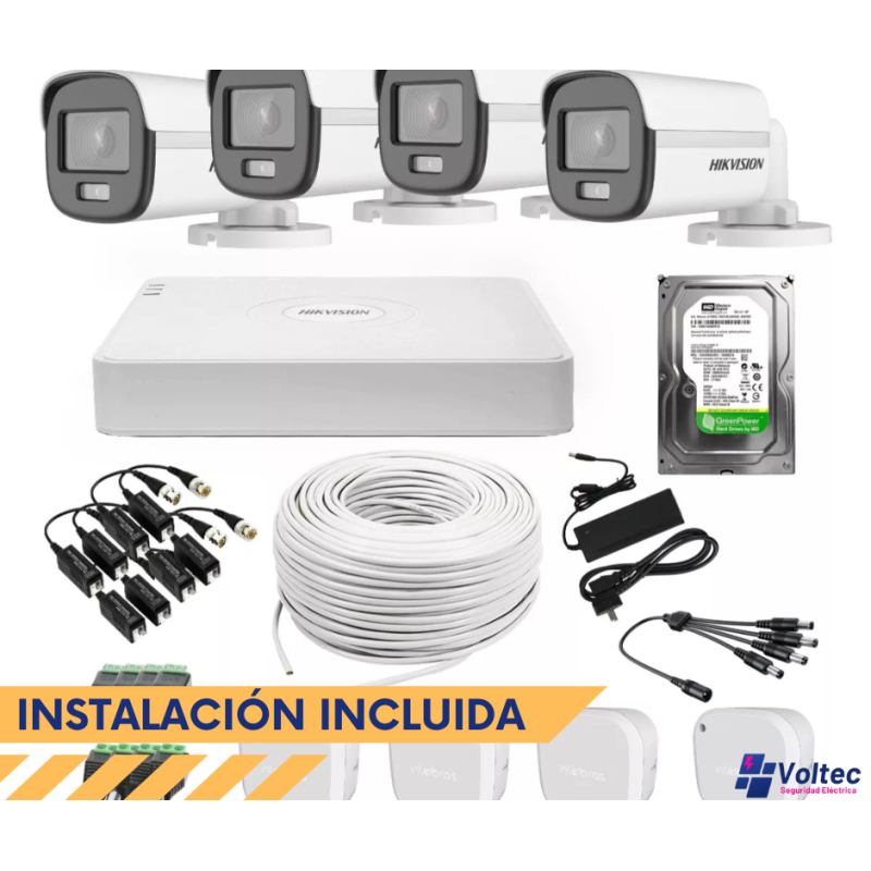 Jnice Vu Cámaras Seguridad Color Vision Nocturna en República Dominicana