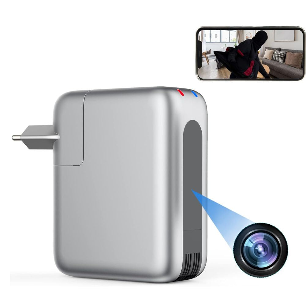 Cámara WiFi Oculta USB Cargador Pared HD en República Dominicana