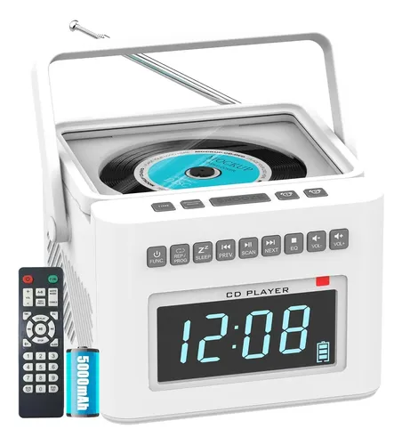 Bluetooth Radio CD Player FM Reloj JVC en República Dominicana