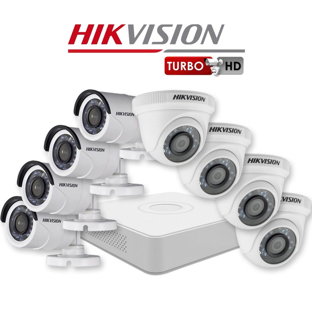 Hikvision DVR con cámaras de seguridad FHD en República Dominicana