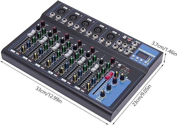 U2 Mezclador de audio 7 canales