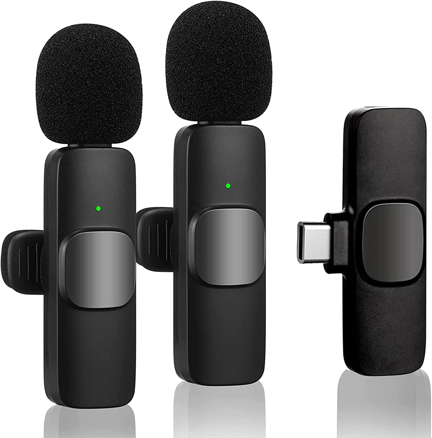 CX01 Micrófono Inalámbrico Doble Tipo C Wireless