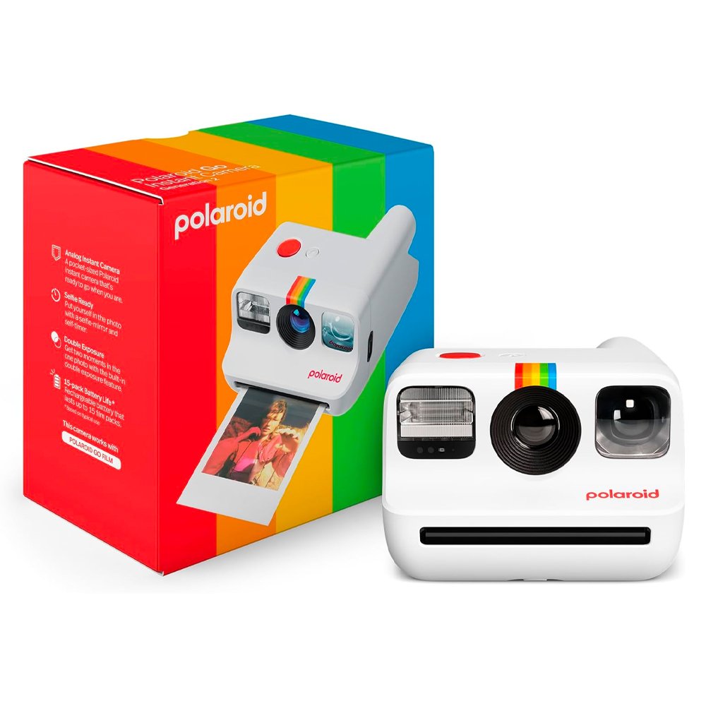 Cámara instantánea Polaroid Go recargable
