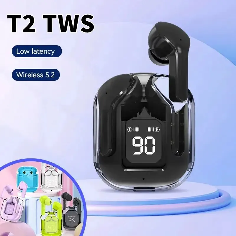 Auriculares Bluetooth T2 HiFi con Pantalla