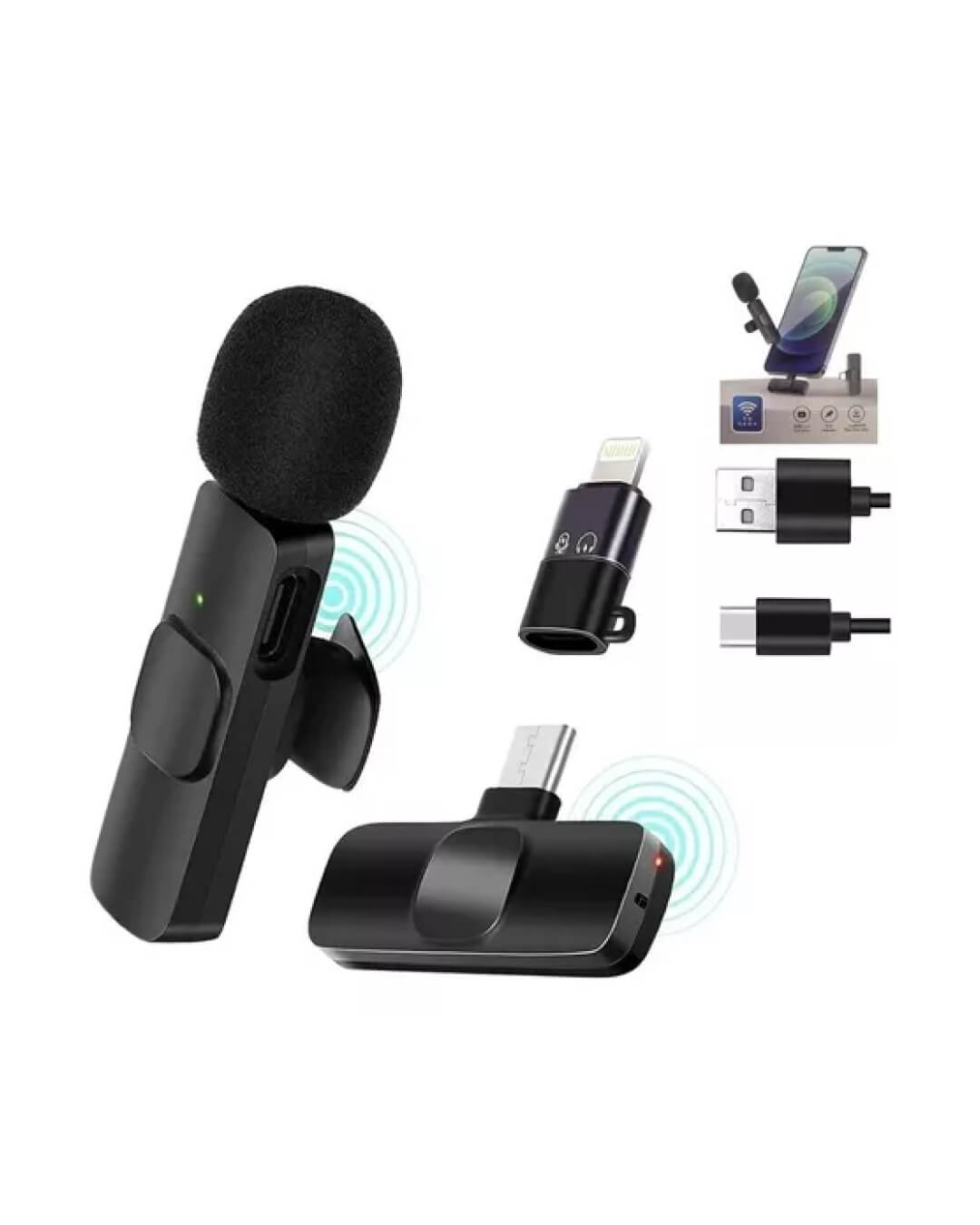 Micrófono inalámbrico AntClip para iPhone y Type-C en República Dominicana