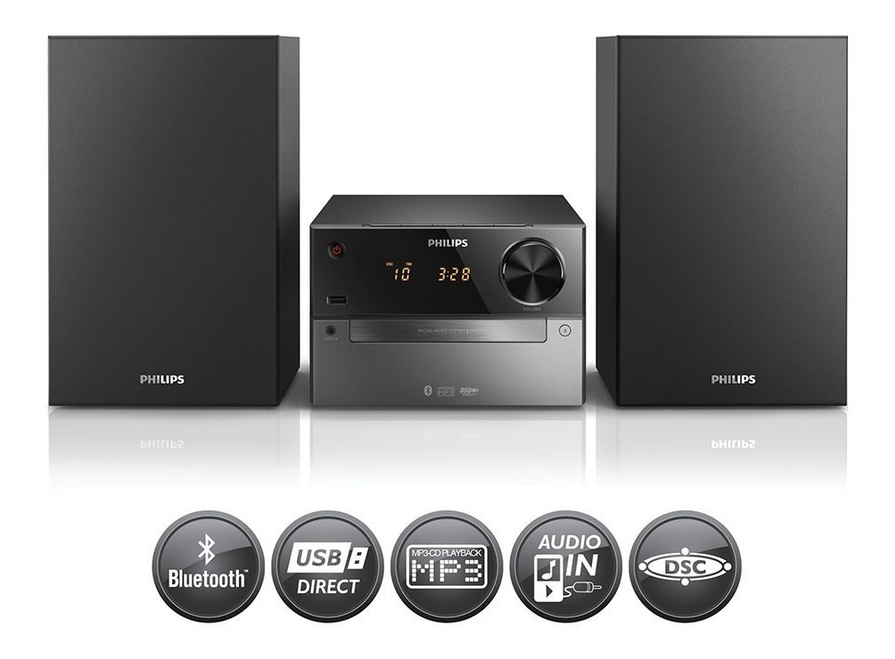 Philips Radio Equipo de Música Modelo Clásico en República Dominicana