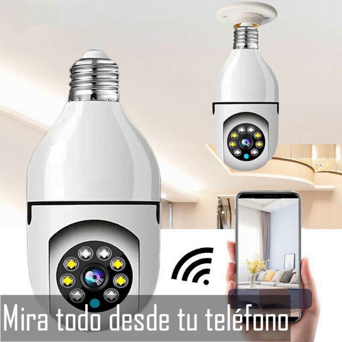 Bombillo Cámara Seguridad en República Dominicana