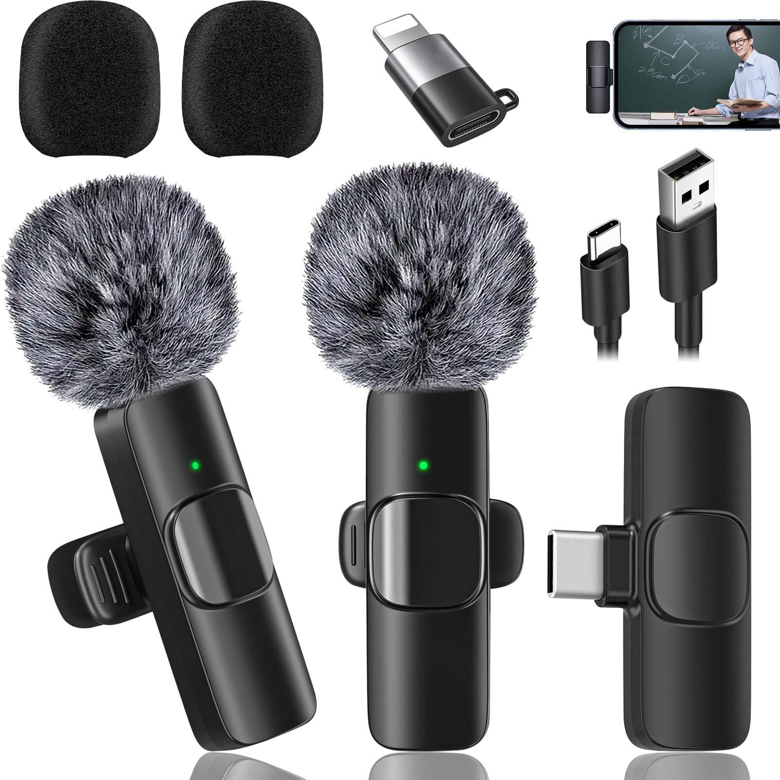 Micrófono inalámbrico Boya para smartphone