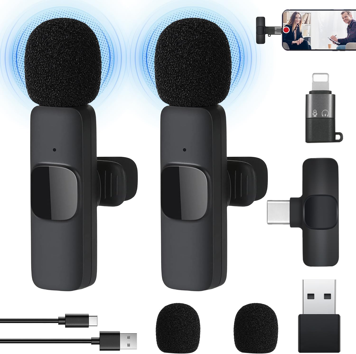 Micrófono inalámbrico Boya para smartphone en República Dominicana
